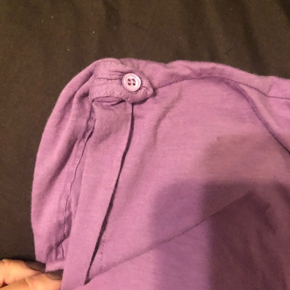 BCBGMaxazria purple tshirt - Picture 2 of 2